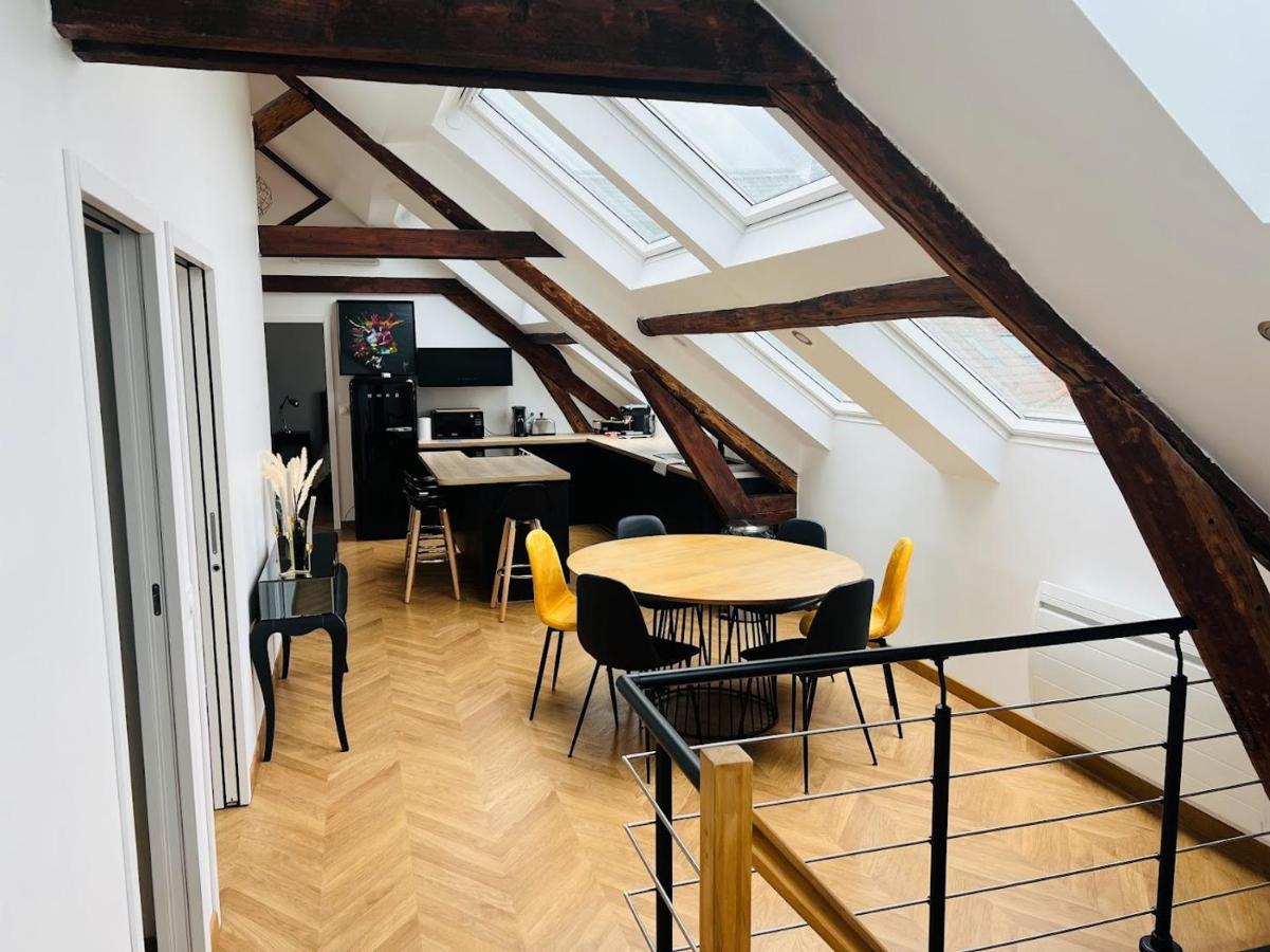 Elegant T4 Centre Reims/Parking Prive Apartment Екстериор снимка