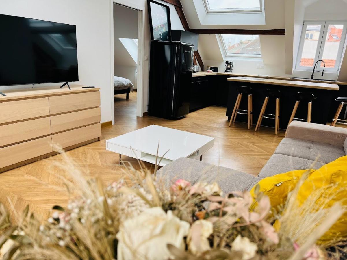 Elegant T4 Centre Reims/Parking Prive Apartment Екстериор снимка