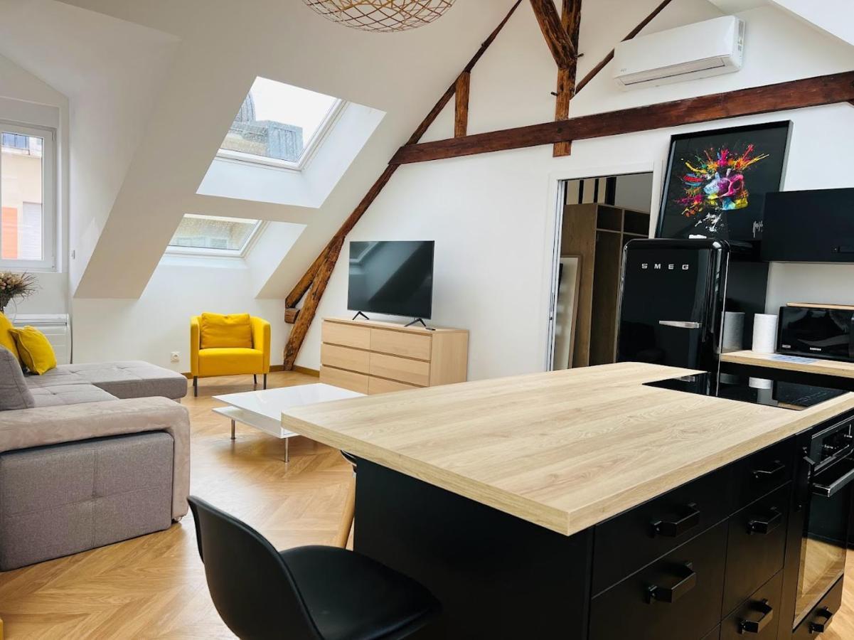 Elegant T4 Centre Reims/Parking Prive Apartment Екстериор снимка